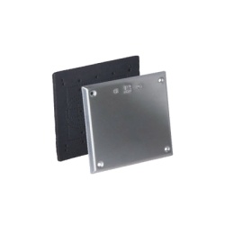 RAWELT TC0418PC Tapa cuadrada ciega de aluminio con PVC Uretano