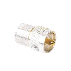 RF INDUSTRIES LTD PT-4000-001 Adaptador UNIDAPT Hembra a UHF Macho (PL-259). Plata / Oro / Teflon.