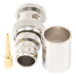 RF INDUSTRIES LTD RFB-1106-I Conector BNC Macho de Anillo Plegable para RG-8/U LMR-400 9913 CNT-400 Niquel/ Oro/ Teflon. - Img 5