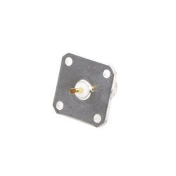 RF INDUSTRIES LTD RFB-1115-14 Conector BNC Hembra para Chasis 18 mm uso en Duplexers Syscom con UG-177/U.
