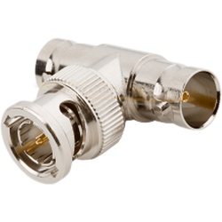RF INDUSTRIES LTD RFB-1130-1 Adaptador en T para 50 Ohm de BNC Macho a Doble BNC Hembra Troquelado Niquel/ Oro/ Delrin. - Img 2