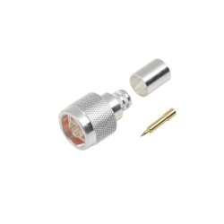 RF INDUSTRIES LTD RFN-1006-3I Conector N Macho de Anillo plegable para cables LMR-400 9913 CNT-400 RG8/U-SYS RFLASH-1113 8214.