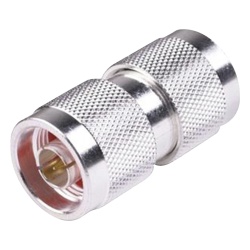 RF INDUSTRIES LTD RFN-1014-1 Adaptador Barril en Linea de Conector N Macho a N Macho Plata/ Oro/ Teflon.