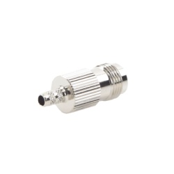 RF INDUSTRIES LTD RFT-1216-1 Conector TNC Hembra de Anillo Plegable para Cables RG-58/U RG-142/U Niquel /Oro /Delrin.