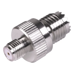 RF INDUSTRIES LTD RFU-642 Adaptador en Linea de Conector Mini-UHF Hembra a SMA Hembra Niquel/ Oro/ Teflon.
