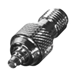 RF INDUSTRIES LTD RP-3408-1 Adaptador en Linea de Conector SMA Hembra Inverso a MMCX Macho Oro/ Oro/ Teflon.