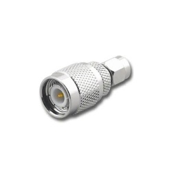 RF INDUSTRIES LTD RSA-3454 Adaptador en Linea de Conector SMA Macho a TNC Macho Niquel/ Oro/ Teflon.