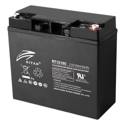 RITAR RT12180 Bateria 12 Vcc / 18 Ah / Tecnologia AGM-VRLA / Aplicacion para UPS