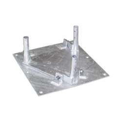 ROHN BPH25G Base para Torre con Tramo 25G para Instalacion en Concreto con Accesorio Abatible.