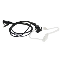 RUGGEAR 25036800 Microfono - audifono de solapa con tubo acustico para RG360