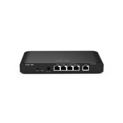 RUIJIE RG-EG105G-V2 Router Balanceador Administrable Cloud con 3 Puertos LAN gigabit 1 Puerto WAN gigabit y 1 puerto LAN/WAN gigabit configurable hasta 100 clientes con desempeno de 600 Mbps asimetric