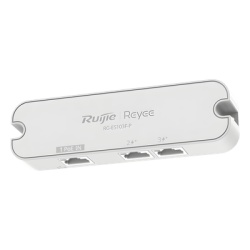 RUIJIE RG-ES103F-P Switch No Administrable PoE-In 3 Puertos / 2 Puertos PoE+ 10/100BASE-T / 1 Puerto PoE-In 10/100BASE-T / Presupuesto PoE 30 W / Switching 0.6 Gbps / Proteccion 4 kV / Plug and Play /
