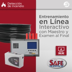 SAFE FIRE DETECTION INC. EXPERTASAFE Certificacion Virtual de Deteccion por Aspiracion y Lineal de Temperatura SAFE