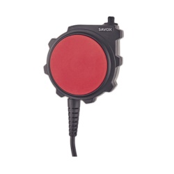 SAVOX C-C440 Unidad de Control PTT Savox C-C440 / Compatible con Radio de Dos Vias / Boton PTT Extra Grande / Soporte para Cascos Savox / IP66-IP67 / Boton de Emergencia Opcional