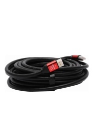SAXXON HDMI-OF150 - Cable HDMI de 15 Metros por Fibra Óptica 4K@60Hz / Fibra 4 hilos + 7 hilos cobre estañado / Compatible con HDMI 2.0 / Alta velocidad 18 Gbps / 3D / HDR / Caja de Aleación de Zinc / Calidad Premium - Img 3