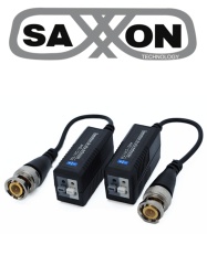 SAXXON SXN0410002 SAXXON SXCF200 - Par de Transceptores Pasivos 1080P / Botones Push / 1080P hasta 250 Metros / 720P hasta 300 Metros / Soporta HDCVI / AHD / TVI / CBVS / Facil Conexion