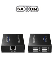 SAXXON SXN0570016 SAXXON LKV100USB - Extensor USB/ 1 Puerto USB de Entrada/ Permite Extender hasta 4 puertos USB de Salida/ Hasta 150m con cable CAT6Com patible con Windows & MAC & Linux