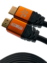 SAXXON SXN2760007 SAXXON SX150HDC - Cable HDMI de 15 metros de alta velocidad / Version 2.0 / Resolucion 4K / Canal de retorno de audio (ARC) / Video 3D / Blindado para reducir interferencias / Chapad