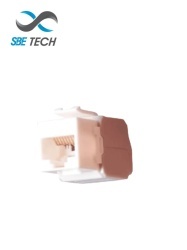 SBE TECH SBE-JACKC6S-WT JACK / CAT 6 / AUTOPONCHABLE /BLANCO