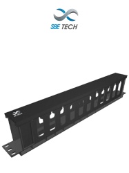 SBE TECH SBT1590001 SBE TECH SBE-OH1UR - Organizador de cable horizontal 1UR