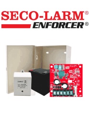 SECO LARM SEC1220004 Seco-Larm Kit Fuente De Poder 1 - Kit De Poder Contiene 1 Fuente De Poder De 1.5 Amp Bateria De Respaldo Transformador Y Gabinete