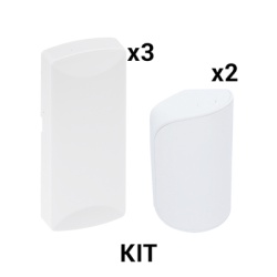 SFIRE KIT-RF-SFIRE-DSC-1 KIT Basico Sensores Inalambricos - Incluye 3 Contactos Magneticos y 2 PIR - Compatibles con DSC