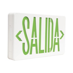 SFIRE SF820X Letrero LED DUAL de SALIDA Universal con alto brillo/uso en pared lateral o techo/Bateria de Respaldo Incluida.