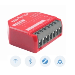 SHELLY SHELLY1PMGEN4 Relevador inalambrico inteligente 16A 110-240 V / medicion de consumo / compatible con asistente de voz Alexa Google Home / Wifi 2.4