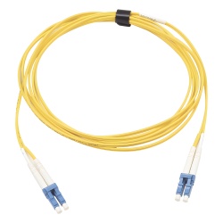 SIEMON FJ2-LCULCUL-10 Jumper de Fibra Optica Monomodo (OS2) XGLO Riser LC/UPC-LC/UPC Duplex OFNR Color Amarillo 10 Metros (32.81 Pies)