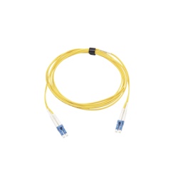 SIEMON FJ2-LCULCUL-10 Jumper de Fibra Optica Monomodo (OS2) XGLO Riser LC/UPC-LC/UPC Duplex OFNR Color Amarillo 10 Metros (32.81 Pies)