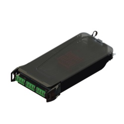 SIEMON LVS12-LSAALAB1A Cassette para Empalme (Fusion) LightVerse Hasta 12 Fibras Conectores LC/APC Shuttered para Fibra Monomodo 900um 1 Metro (3.28 Pies)