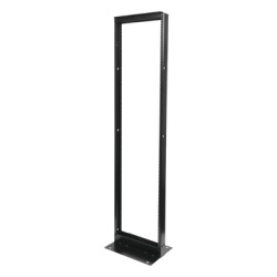 SIEMON RS1-07-S Rack de Dos Postes Estandar de 19" Numerado Fabricado en Acero y 45 Unidades de Rack Color Negro