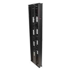 SIEMON VCM-10D Organizador RouteIT Vertical Doble de 45UR Fabricado en Acero Laminado en Frio 16AWG 10in (254 mm) de Ancho