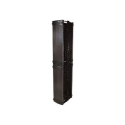 SIEMON VCM1A-06D-1-45 Organizador Value Vertical Doble de 45UR Fabricado en Acero Laminado en Frio 6in (152mm) de Ancho