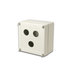 SIEMON X-IBOX-03 Caja industrial de conexion (Ruggedized) de 3 puertos de cobre o fibra con proteccion IP66/IP67 (NEMA 4X)