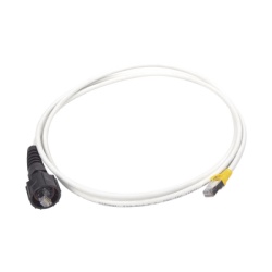 SIEMON XC6A-S07-B05 Patch Cord Reforzado Industrial (Ruggedized) Cat6A Blindado S/FTP CM/LS0H 2.13 Metros (7 Pies)