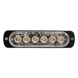 SIGNALPRO SP6R Luz Auxiliar de 6 LED Rojo Lente Transparente SAE - Img 6