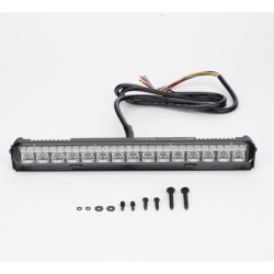 SIGNALPRO SP88RRAW Luz Auxiliar de 45 LED Top Rojo Tricolor Rojo/Ambar/Blanco 11.42" Lente Transparente SAE - Img 5