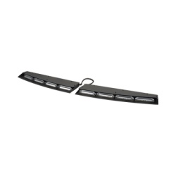 SIGNALPRO SPD12RBU Barra de Luces Para Interior Tipo Visera Rojo/Azul Soporte Universal SAE