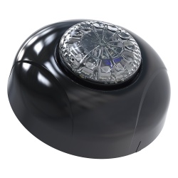 SIGNALPRO SPF12RB Estrobo Oculto de 12 LED Rojo/Azul Lente Transparente Bisel Negro
