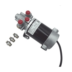 SIMRAD 000-15445-002 Bomba Hidraulica Reversible PUMP-3 / 12V DC / Flujo 1.6L (98 cu.in) por Minuto / Cilindro 160-550 cc (9.8 - 33.5 cu.in) / Conexiones ORB / Incluye 3 Adaptadores ORB-5 a 9/16 UNF /