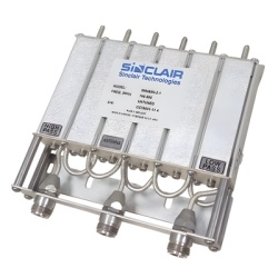 SINCLAIR MR456B-1-1 Duplexer Movil 806-960 MHz 6 Cavidades 45 MHz Separacion 50 Watt BNC Hembra.