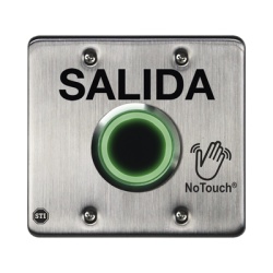 STI NT-SS201-ES Interruptor IR NoTouchÂ® de Acero Inoxidable Salida Doble SALIDA