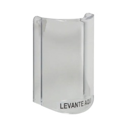 STI STI-6517-ES Cubierta Protectora De Policarbonato Super Resistente Sin Sonido Texto En Espanol Para Botones Multiusos De STI
