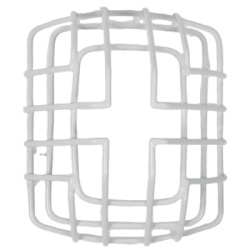 STI STI-9705 Protector De Rejilla Anti Vandalismo Y Golpes Accidentales Color Blanco Para Sirenas/Estrobos/Bocinas System Sensor Montaje a Ras 7.40"Altox6.15"Anchox3.39"Profundidad