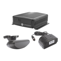 STREAMAX XMRM1NIAKIT Kit MDVR con IA / 4 Canales AHD 2 MP / SSD M.2 / H.265 / ADAS / DSM / 4G GPS Wi-Fi
