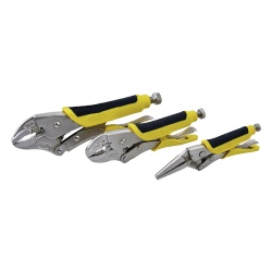 SURTEK SYS-115-085 Juego De 3 Pinzas De Presion Bimateriales