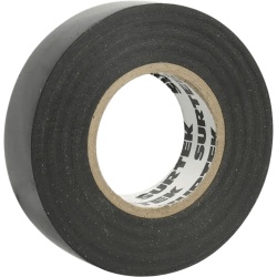 SURTEK SYS-138001 Cinta para aislar negra de 19 mm x 18 metros / Fabricada en PVC / Adhesivo acrílico.