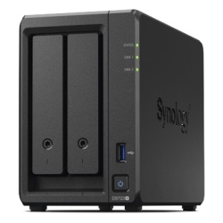 SYNOLOGY DS723PLUS Servidor NAS de 2 Bahias (Expandible a 7 Bahias) / Hasta 126 TB / Servicio Nube Gratis (P2P) / Administracion Remota y Respaldo Programado