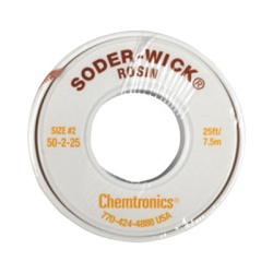 Syscom 237-SO-225 Rollo de Desoldar de 0.01 Lb Malla Trenzada de 0.060" de Ancho por 7.5 m de Largo con Resina para Alta Absorcion.